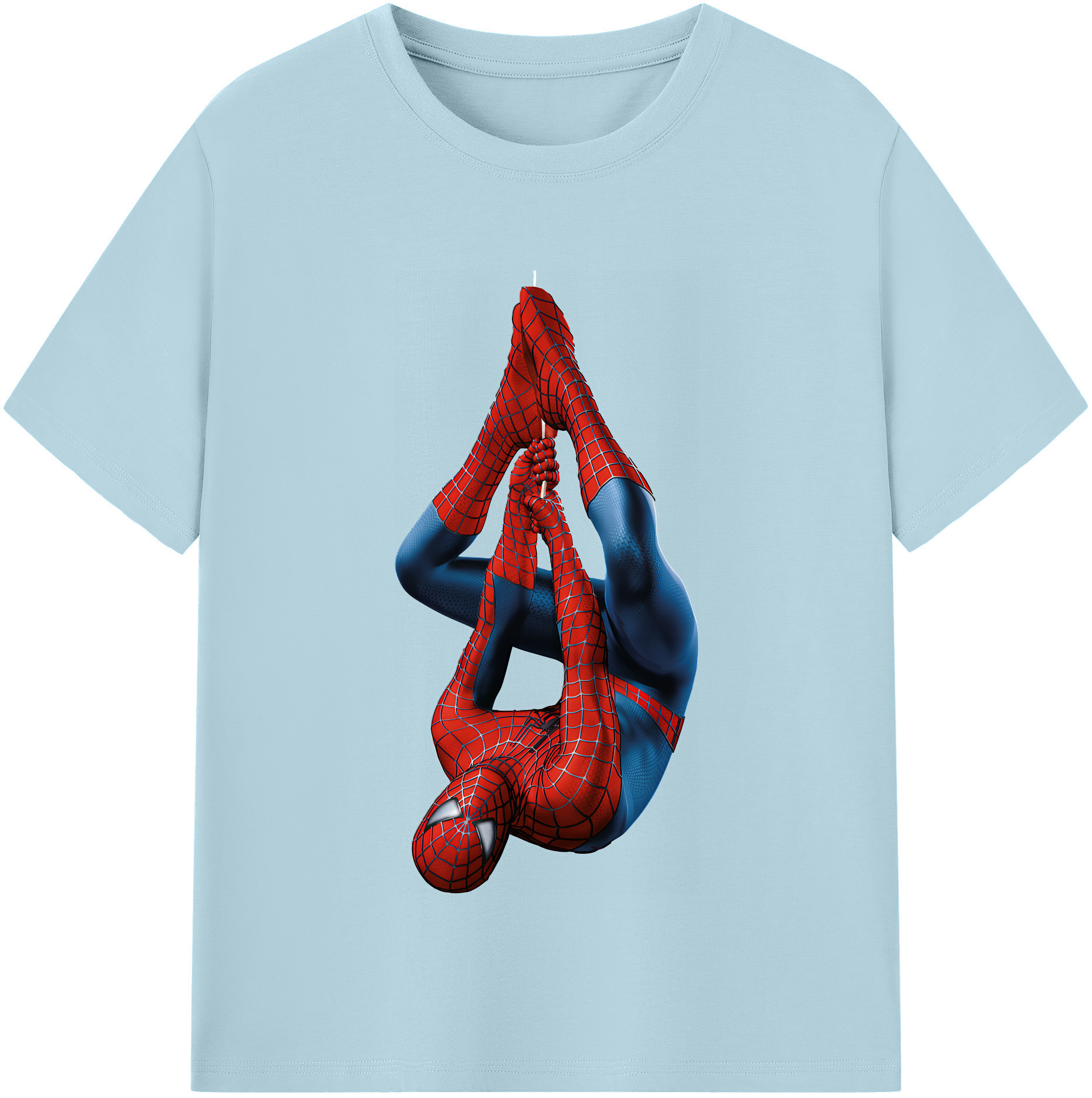 Spider Man スパイダーマン 綿100％半袖Tシャツ（フロントプリント）